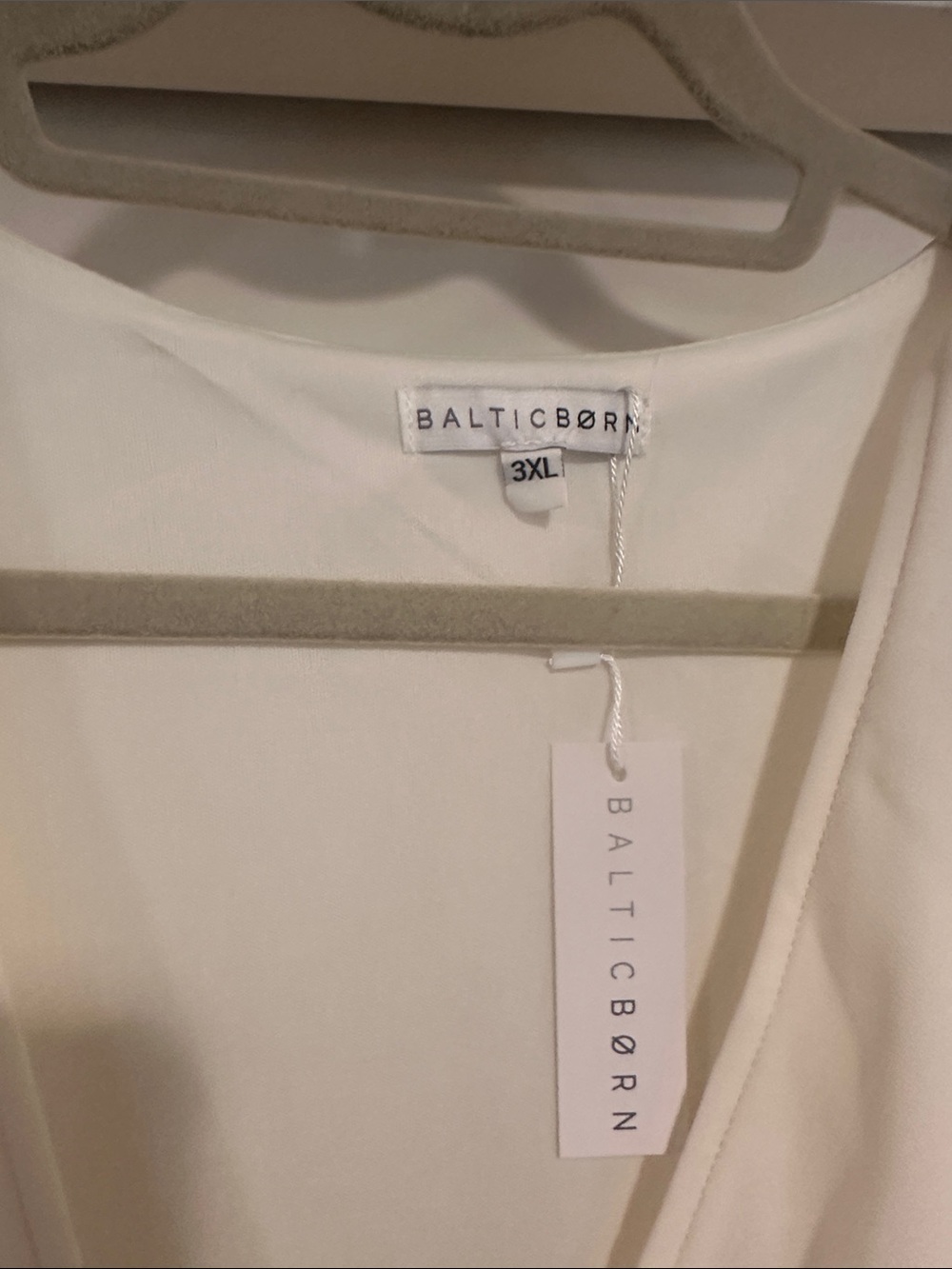 Baltic Born Cream Maxi Wrap Dress - Picture 2 of 6